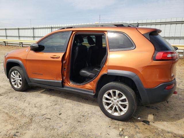 1C4PJMBB5FW600455 - 2015 JEEP CHEROKEE TRAILHAWK ORANGE photo 2