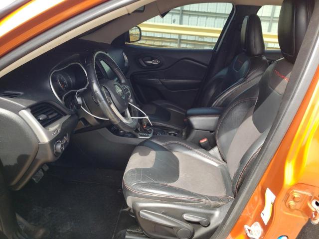 1C4PJMBB5FW600455 - 2015 JEEP CHEROKEE TRAILHAWK ORANGE photo 7