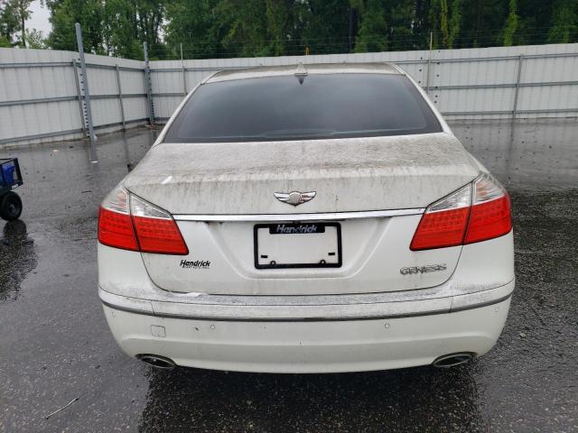 KMHGC46E19U058149 - 2009 HYUNDAI GENESIS 3.8L WHITE photo 6