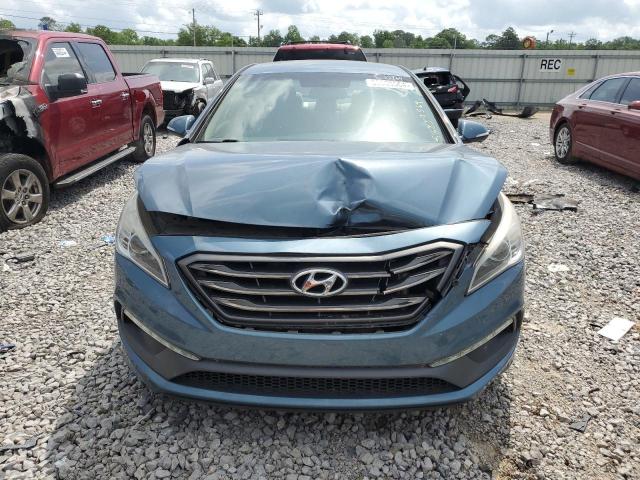 5NPE34AF3GH280629 - 2016 HYUNDAI SONATA SPORT BLUE photo 5