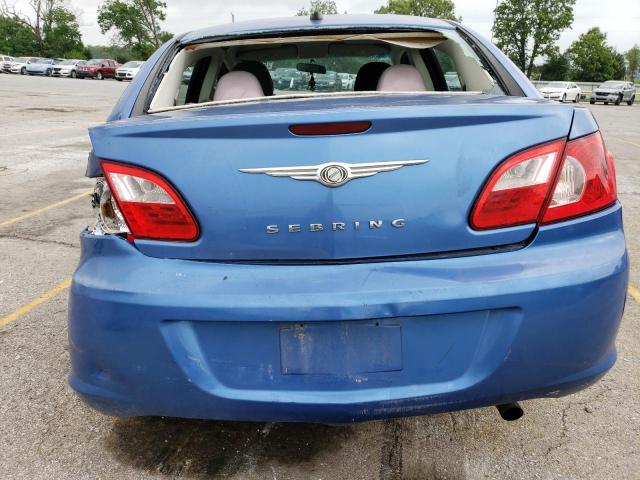 1C3LC46J78N204258 - 2008 CHRYSLER SEBRING LX BLUE photo 6