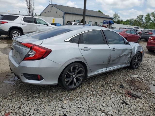 2HGFC2F82LH538839 - 2020 HONDA CIVIC SPORT SILVER photo 3