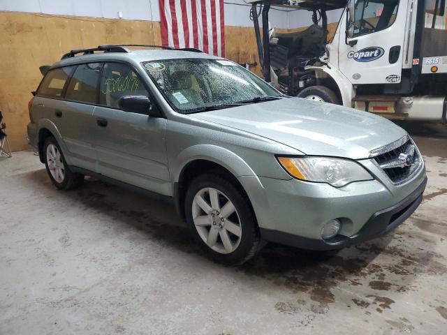 4S4BP61C696311129 - 2009 SUBARU OUTBACK 2.5I GREEN photo 4