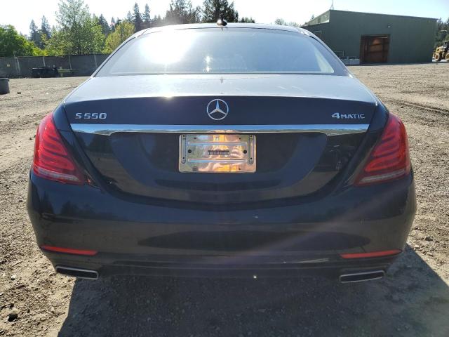 WDDUG8FBXFA085121 - 2015 MERCEDES-BENZ S 550 4MATIC BLACK photo 6