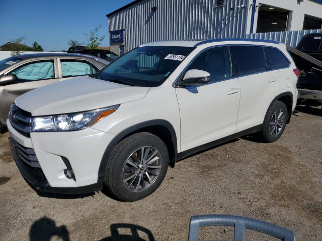 5TDJZRFH6KS623313 - 2019 TOYOTA HIGHLANDER SE WHITE photo 1