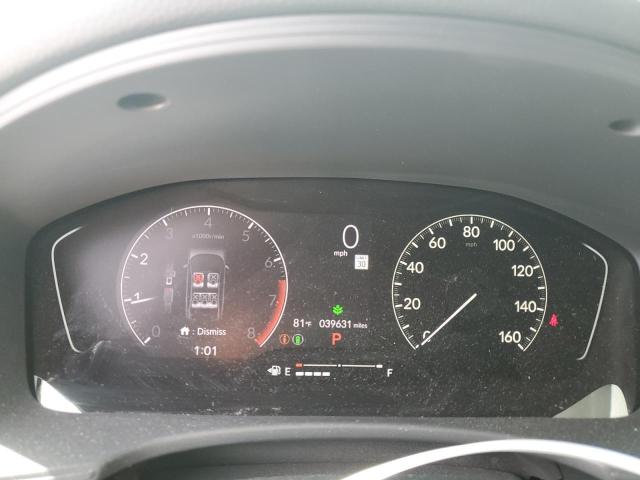 JHMFE1F78NX003425 - 2022 HONDA CIVIC EX CHARCOAL photo 9