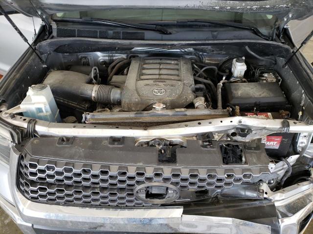 5TFUW5F19JX763088 - 2018 TOYOTA TUNDRA DOUBLE CAB SR/SR5 SILVER photo 11