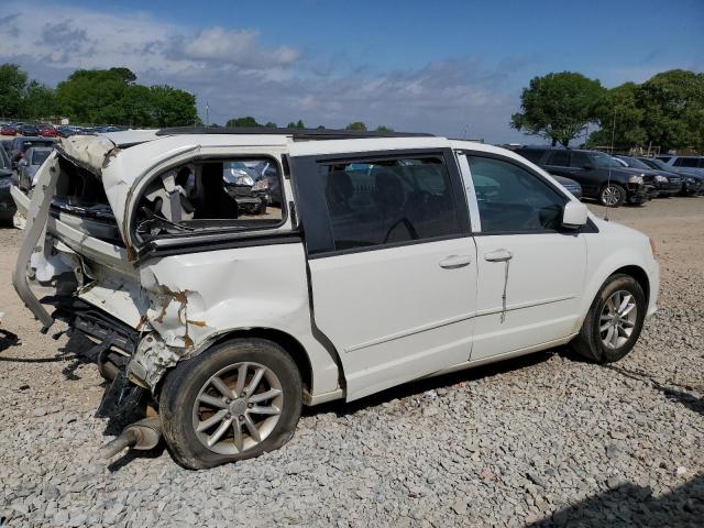 2C4RDGCG4DR700581 - 2013 DODGE GRAND CARAVAN SXT WHITE photo 3