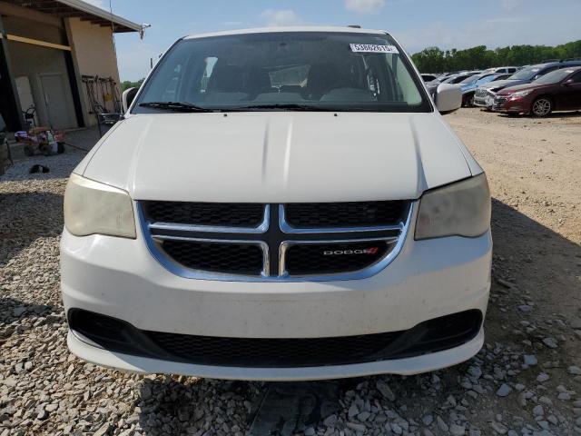 2C4RDGCG4DR700581 - 2013 DODGE GRAND CARAVAN SXT WHITE photo 5