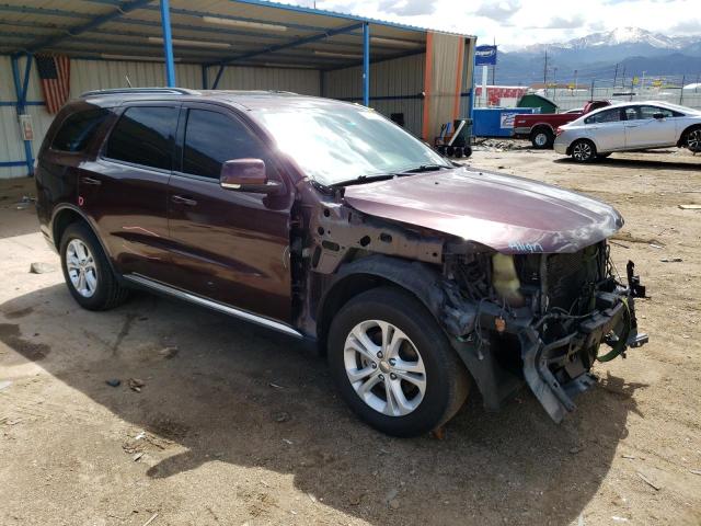 1C4RDJDG3CC311935 - 2012 DODGE DURANGO CREW BURGUNDY photo 4