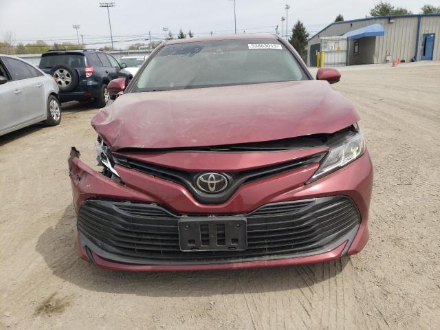 4T1C11AK6LU390627 - 2020 TOYOTA CAMRY LE RED photo 5