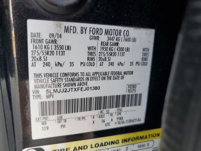 5LMJJ2JTXFEJ01380 - 2015 LINCOLN NAVIGATOR 黑色 照片 13