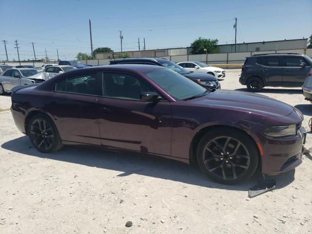 2C3CDXBG4LH151433 - 2020 DODGE CHARGER SXT PURPLE photo 4