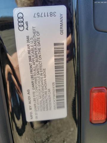 WAUC4CF56PA014105 - 2023 AUDI S5 PREMIUM PLUS შავი ფოტო 12