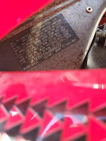 JKAEXEE1XCDA06222 - 2012 KAWASAKI EX650 EC RED photo 8