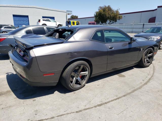 2C3CDZC99NH180182 - 2022 DODGE CHALLENGER SRT HELLCAT GRAY photo 3