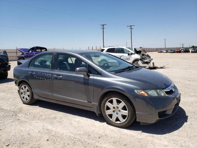 2HGFA1F54BH302486 - 2011 HONDA CIVIC LX GRAY photo 4