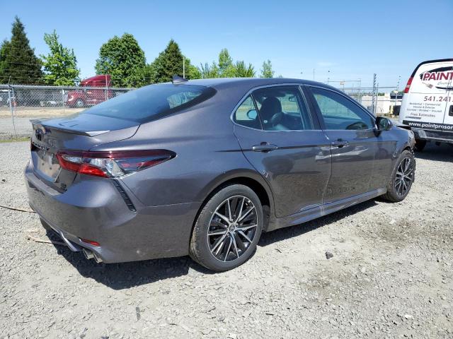 4T1G11BK1PU107637 - 2023 TOYOTA CAMRY SE NIGHT SHADE SILVER photo 3