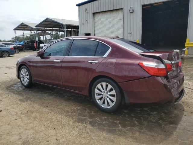 1HGCR2F82EA124477 - 2014 HONDA ACCORD EXL BURGUNDY photo 2