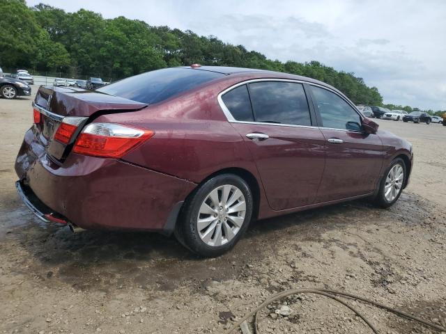 1HGCR2F82EA124477 - 2014 HONDA ACCORD EXL BURGUNDY photo 3