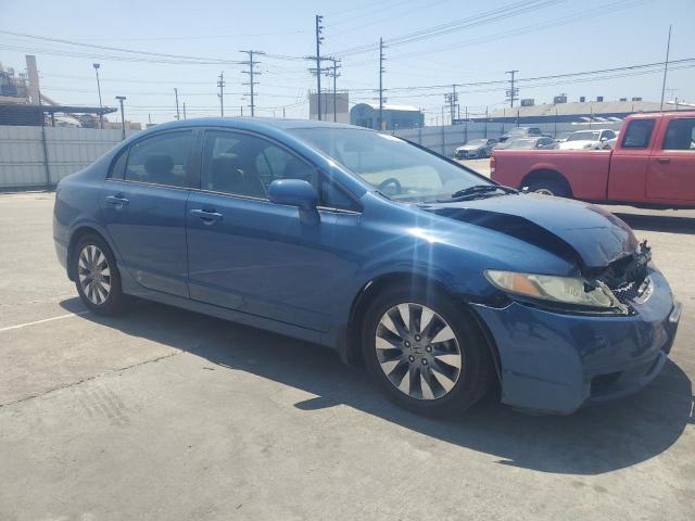 2HGFA16849H345441 - 2009 HONDA CIVIC EX BLUE photo 4