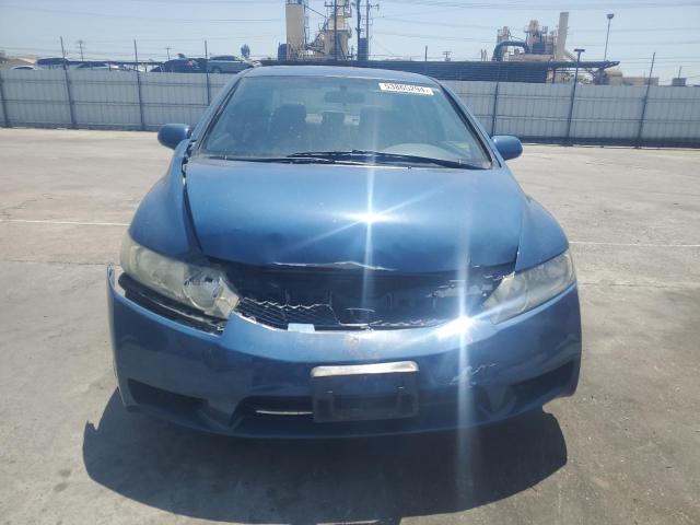 2HGFA16849H345441 - 2009 HONDA CIVIC EX BLUE photo 5