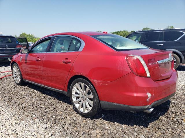 1LNHL9DR6CG803944 - 2012 LINCOLN MKS RED photo 2