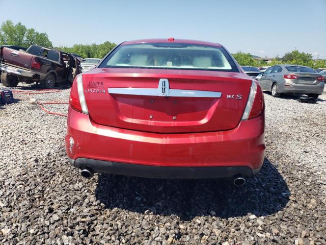1LNHL9DR6CG803944 - 2012 LINCOLN MKS RED photo 6