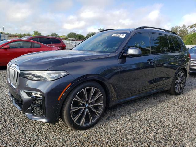 5UXCX4C50KLS38261 - 2019 BMW X7 XDRIVE50I GRAY photo 1