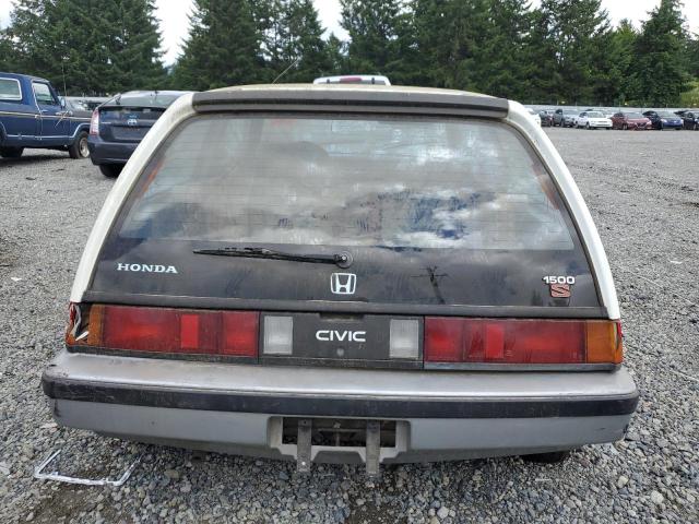 JHMAH5335ES011277 - 1984 HONDA CIVIC 1500 S WHITE photo 6