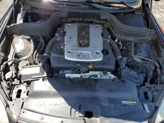 JNKAJ09FX8M352580 - 2008 INFINITI EX35 BASE Սև լուսանկար 11