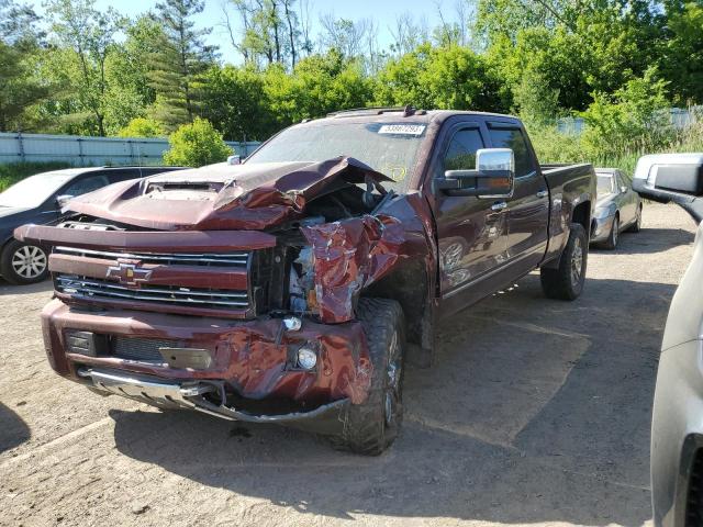 1GC1KXEY9HF154219 - 2017 CHEVROLET SILVERADO K2500 HIGH COUNTRY BURGUNDY photo 1