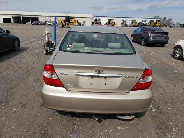 4T1BE32K13U721902 - 2003 TOYOTA CAMRY LE BEIGE photo 6