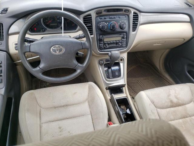 JTEHD21AX30021335 - 2003 TOYOTA HIGHLANDER WHITE photo 8