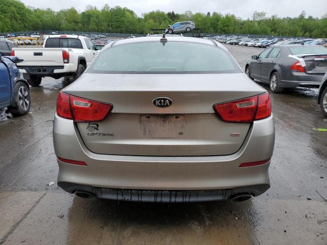 KNAGM4A74E5462588 - 2014 KIA OPTIMA LX SILVER photo 6