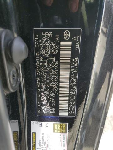 JTKJF5C75GJ013834 - 2016 TOYOTA SCION TC 黑色 照片 12