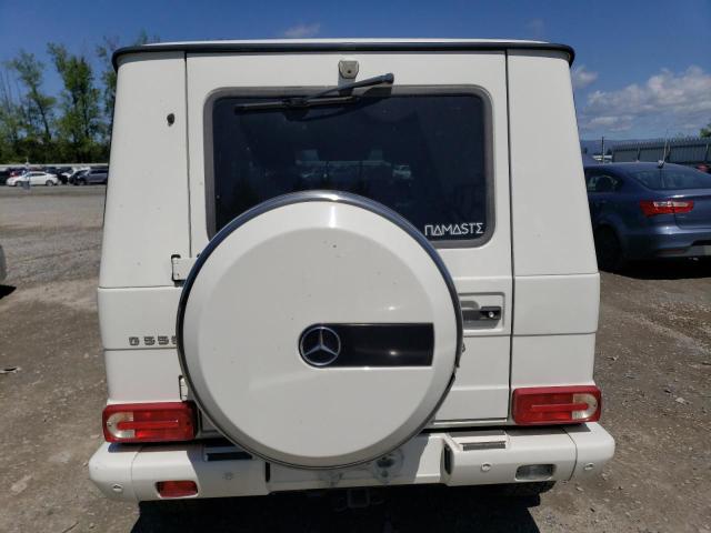 WDCYC3HF4DX211570 - 2013 MERCEDES-BENZ G 550 WHITE photo 6