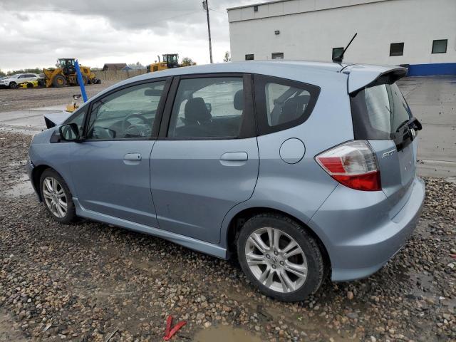 JHMGE8H55BC010988 - 2011 HONDA FIT SPORT BLUE photo 2