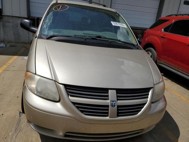 1D4GP45R16B744991 - 2006 DODGE CARAVAN SXT GOLD photo 5