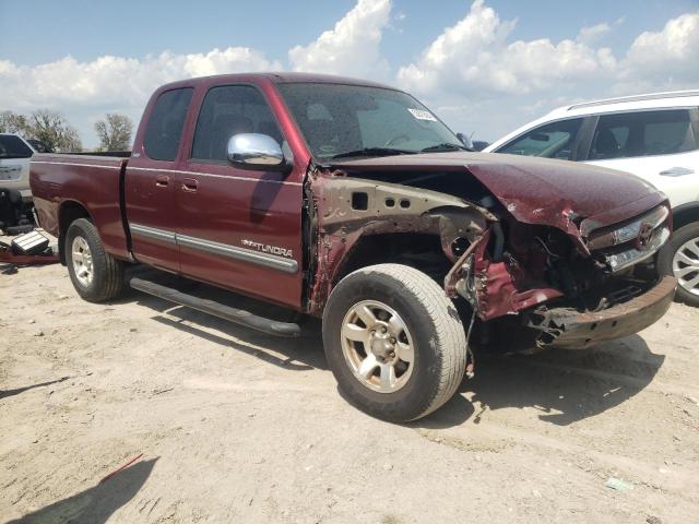 5TBRT34144S448580 - 2004 TOYOTA TUNDRA ACCESS CAB SR5 RED photo 4