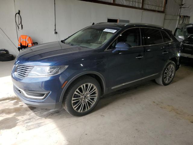 2LMPJ8LR9HBL49608 - 2017 LINCOLN MKX RESERVE BLUE photo 1