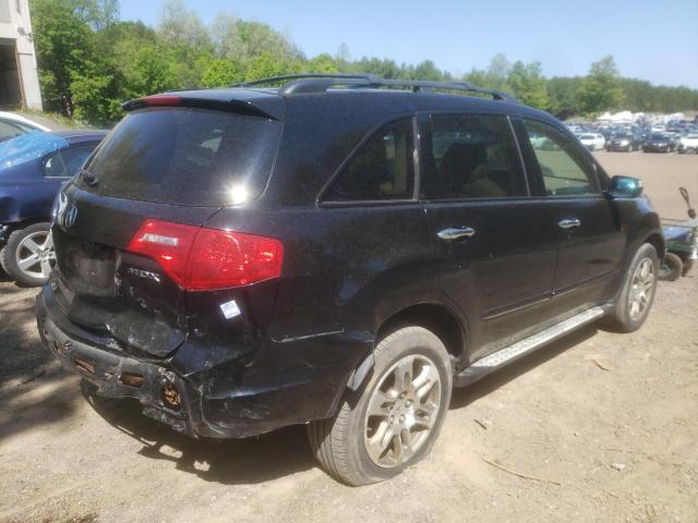 2HNYD28558H004906 - 2008 ACURA MDX SPORT BLACK photo 3