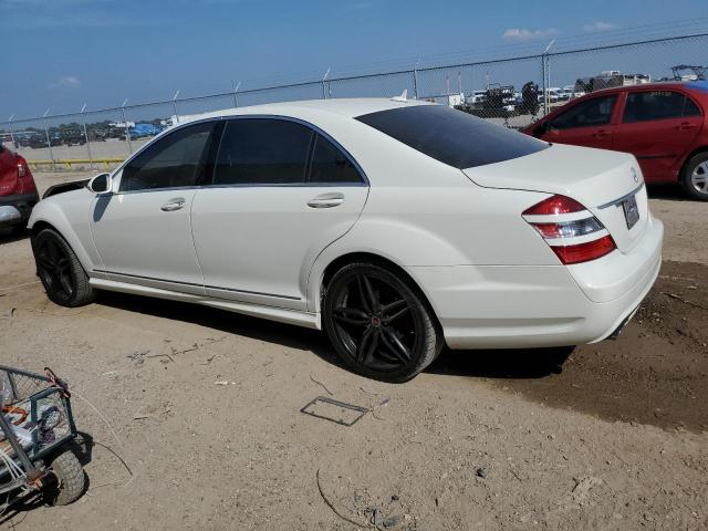 WDDNG71XX8A155625 - 2008 MERCEDES-BENZ S 550 WHITE photo 2