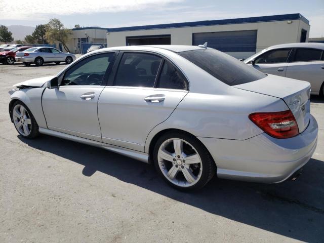 WDDGF4HB8EA966470 - 2014 MERCEDES-BENZ C 250 SILVER photo 2