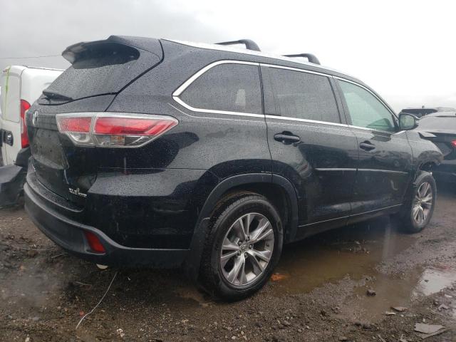 5TDJKRFH8FS090875 - 2015 TOYOTA HIGHLANDER XLE Qara foto 3