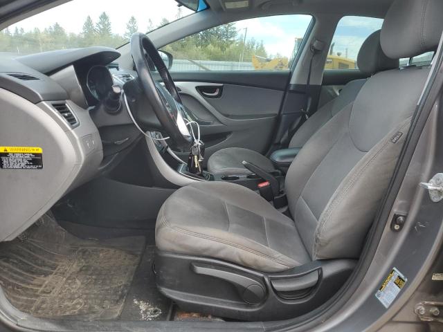 5NPDH4AEXCH079745 - 2012 HYUNDAI ELANTRA GLS GRAY photo 7