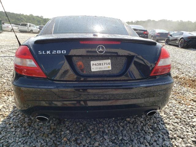 WDBWK54F67F160308 - 2007 MERCEDES-BENZ SLK 280 BLACK photo 6