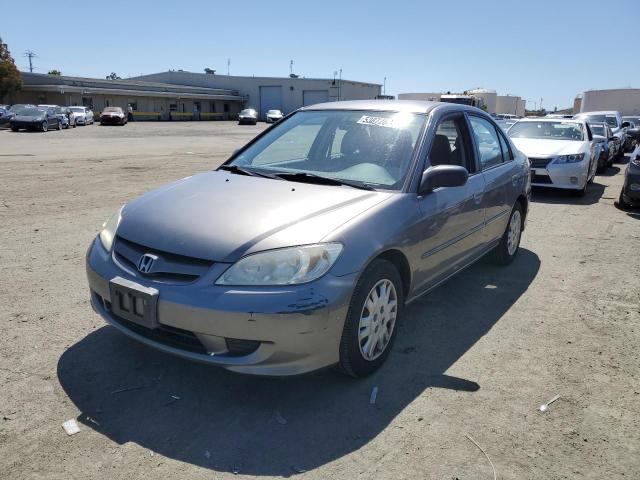 2HGES16564H609766 - 2004 HONDA CIVIC LX CHARCOAL photo 1