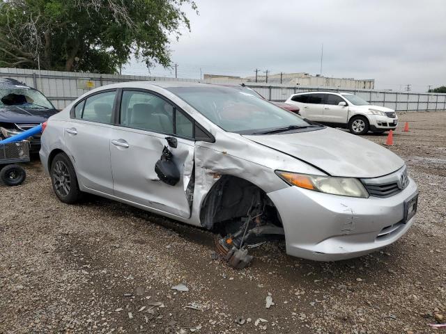 2HGFB2F52CH331201 - 2012 HONDA CIVIC LX SILVER photo 4