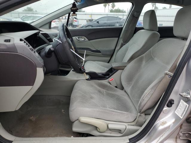 2HGFB2F52CH331201 - 2012 HONDA CIVIC LX SILVER photo 7